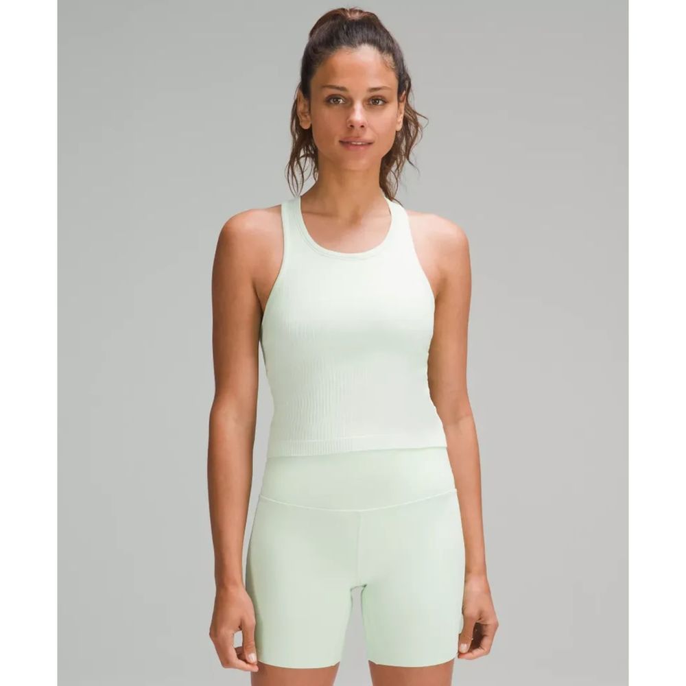 Lululemon Athletica Light Green Tank Top